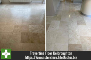 Honed Travertine Floor Polishing Belbroughton