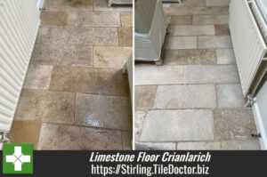 Limestone Kitchen Floor Renovation Crianlarich