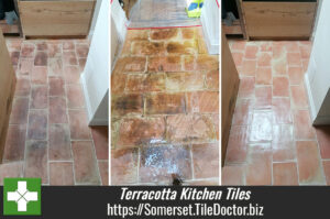 Terracotta Tiled Kitchen Floor Renovation Frome